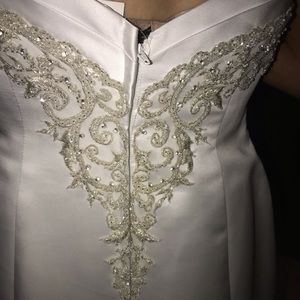 Wedding dress never worn still has tags